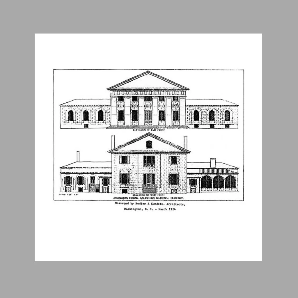 George Hadfield was hired as the architect for Arlington - He constructed a mansion exhibiting the first example of Greek Revival architecture in America.