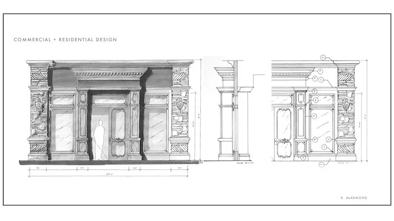 Interior Architectural Elevations - Part of the Development Process