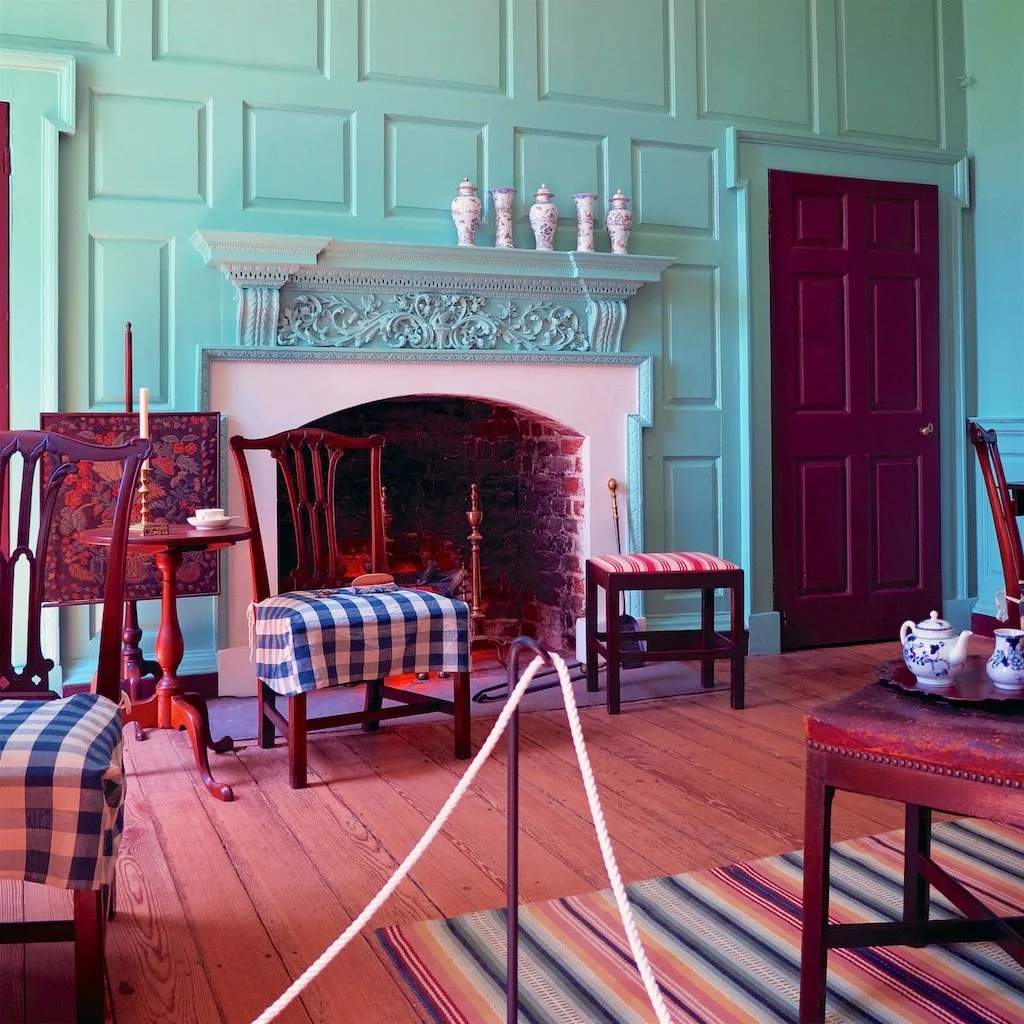 Master Bedchamber: This is the room from which Betty Lewis ran the household, schooled the children, entertained friends, and spent many hours on chores and projects.