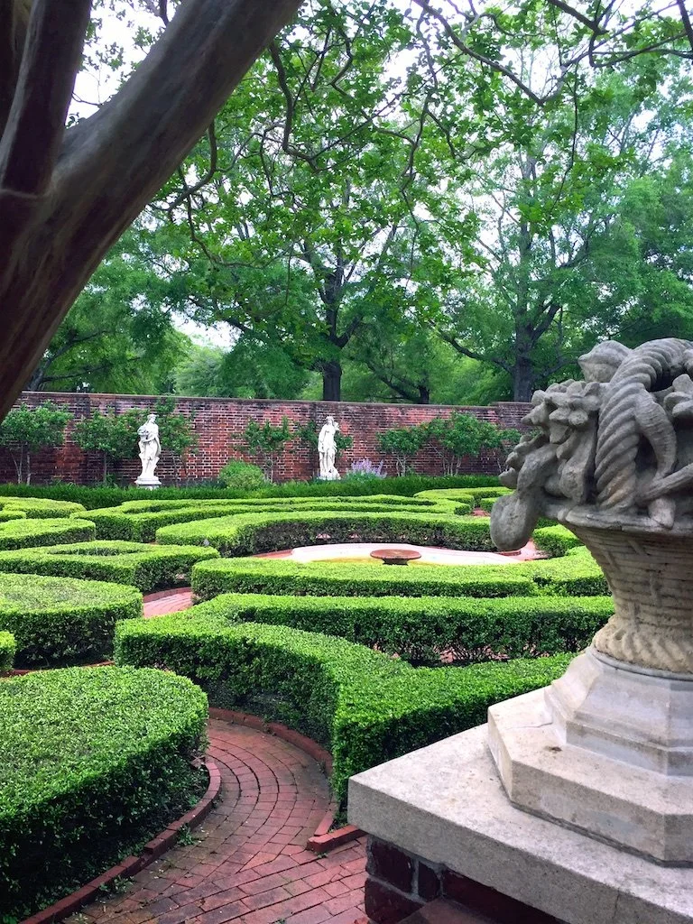 The palace garden is 16 acres of grounds, representing three centuries of landscape and gardening heritage. 