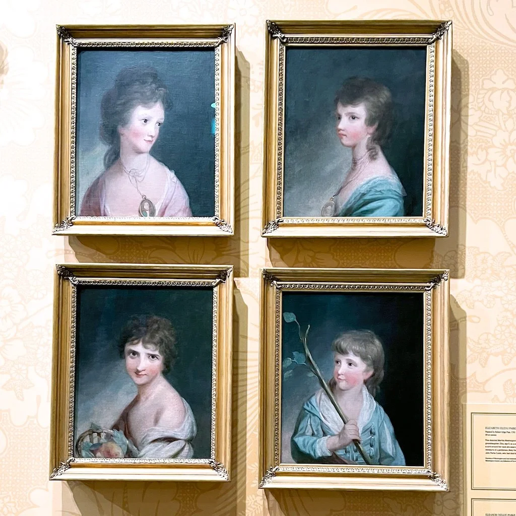 George Washington Parke Custis, bottom right,  the step-grandson and adopted son of George Washington and only grandson of Martha Custis Washington. Custis.