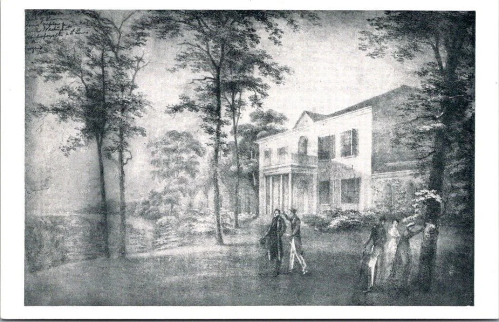 Woodlawn Plantation c. 1820 - East Facade