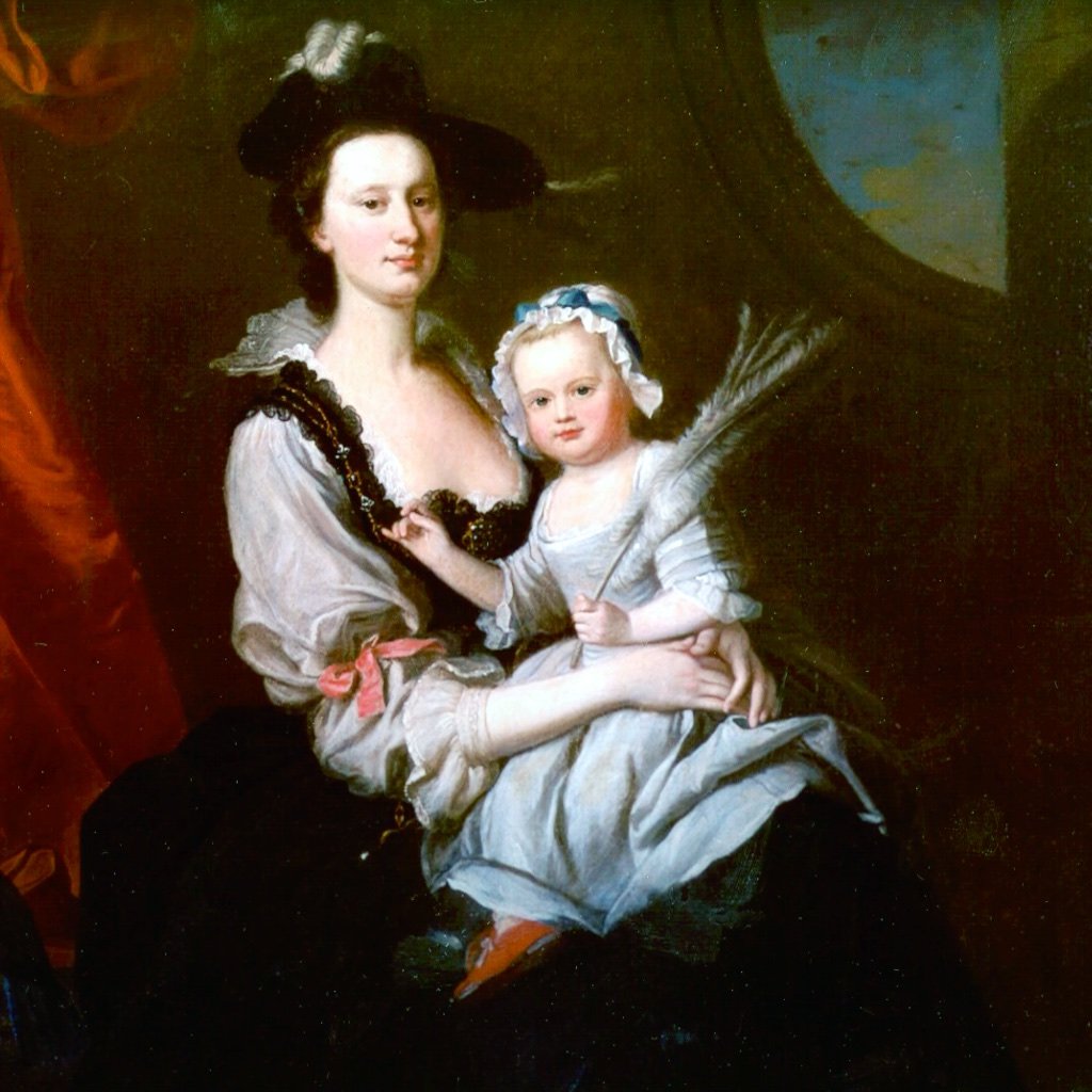 Ann Tasker (1723-1817), the considerably younger wife to Samuel Ogle (1694-1752), Colonial Governor of Maryland.