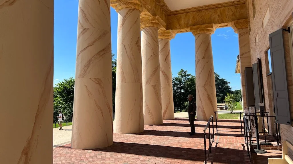 Arlington House was built at a high point on a 1,100-acre estate. The land was bought initially by John Parke Custis. His son, George Washington Parke Custis, decided to make his home on the property in 1802. 