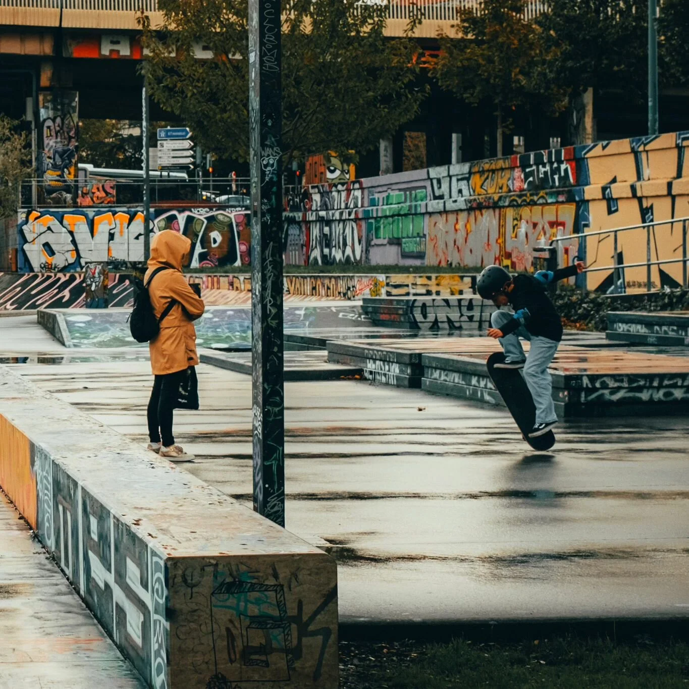De passage sur les quais je suis tomb&eacute; sur une scene faisant penser a maitre splinter qui entraine un apprentit

#lyon #france #europe #fujifilmx100v #rain #quaisdesaone #streetphotography #lyon_seulement #lyoncity #lepetitpaum&eacute; #lebonb