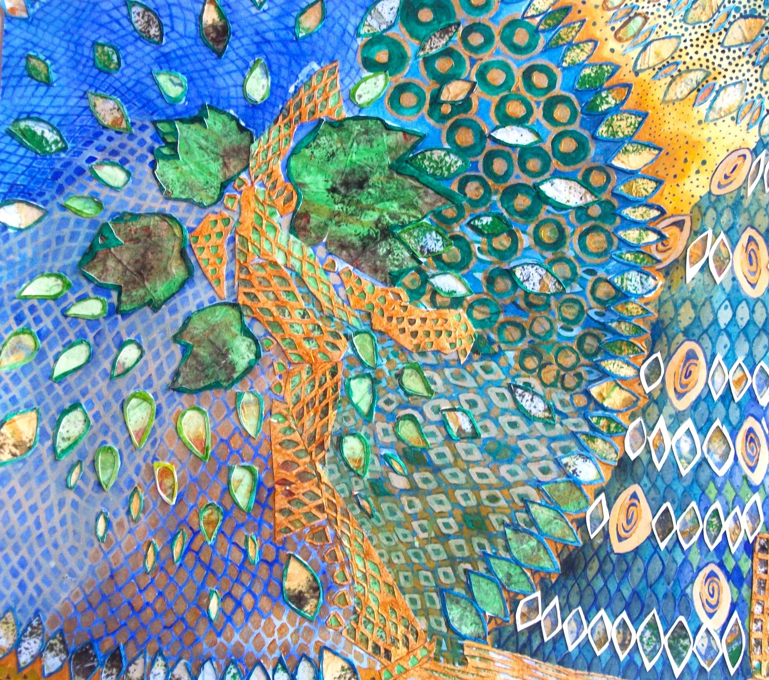 Forest Collage 10” X 10”