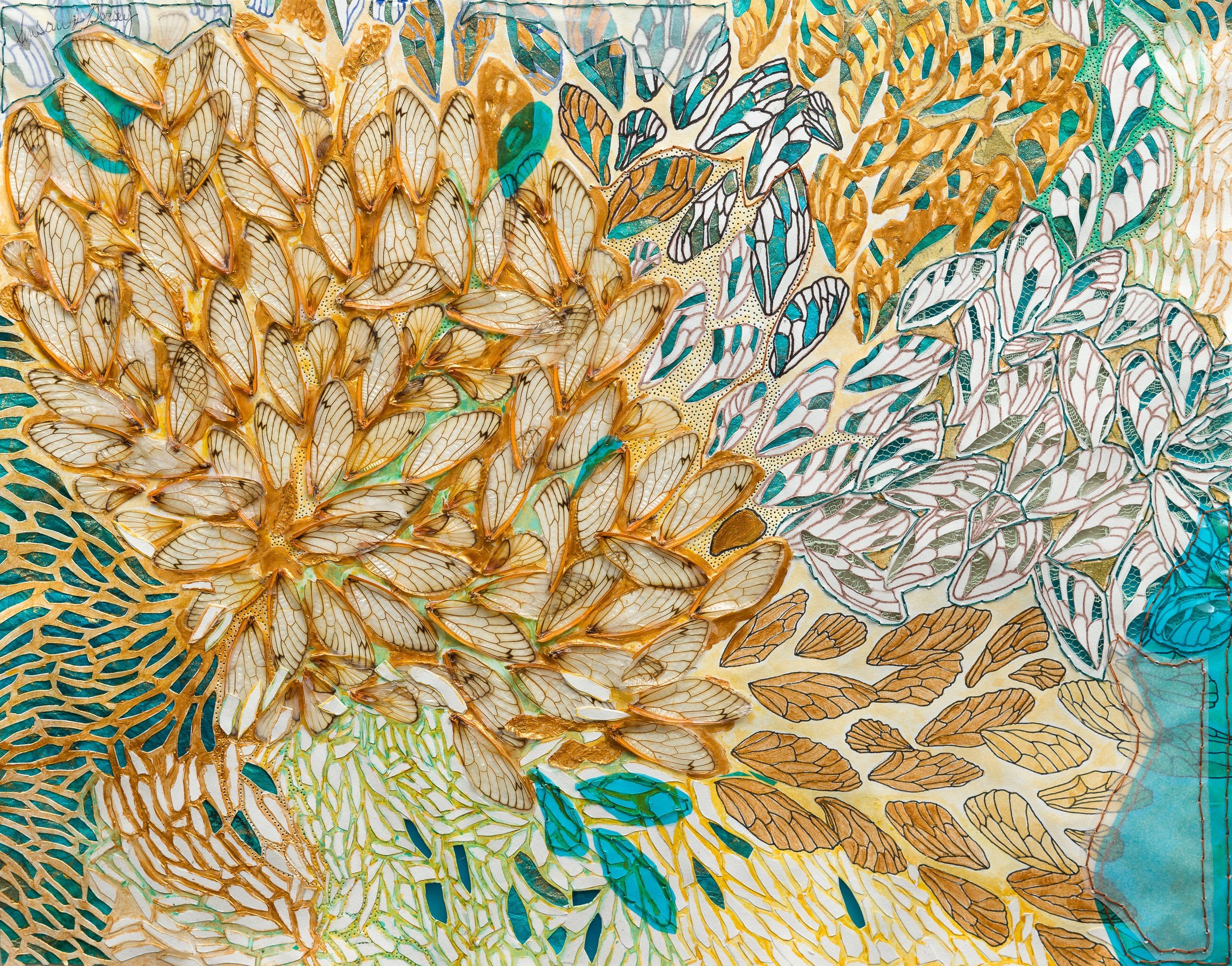 Cicada Wings 14” X 11”