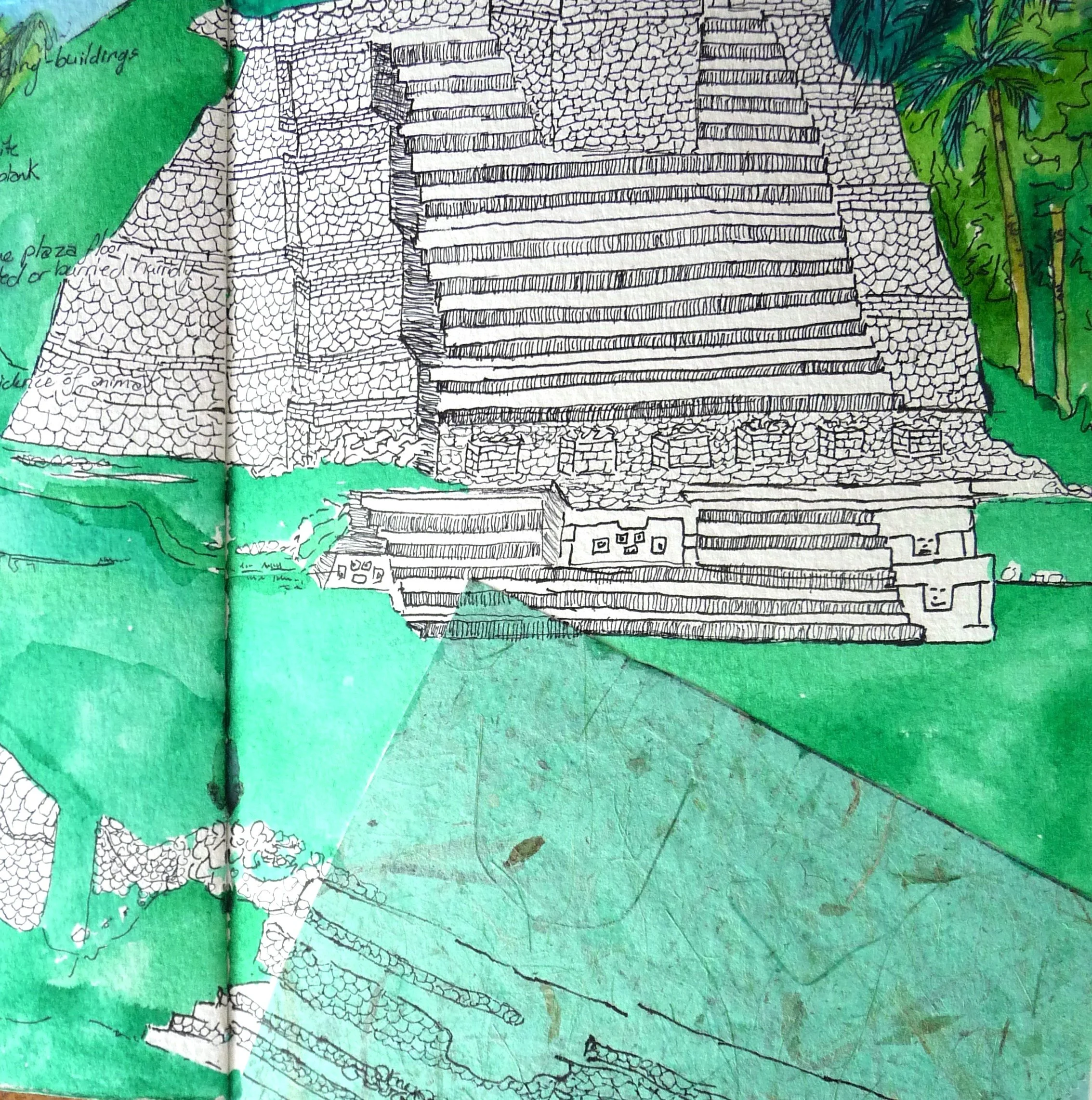 Altun Ha Ancient Mayan Architecture