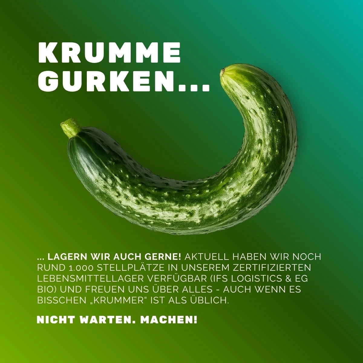 Krumme Gurken…