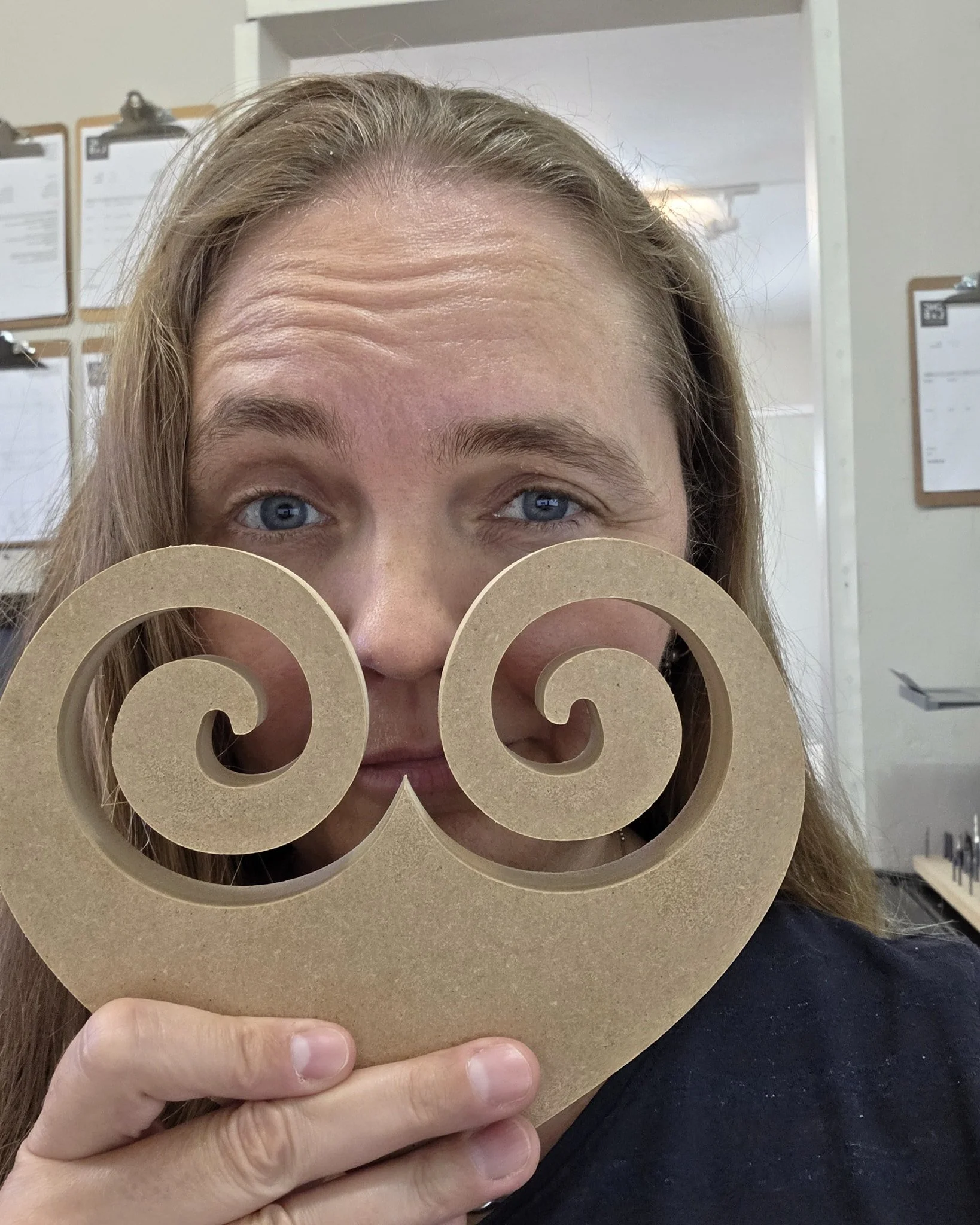 I mustache you a question...what the heck do you think these weird shapes are for? 🤔 You get a gold star 🌟 if you come up with something interesting in the comments.