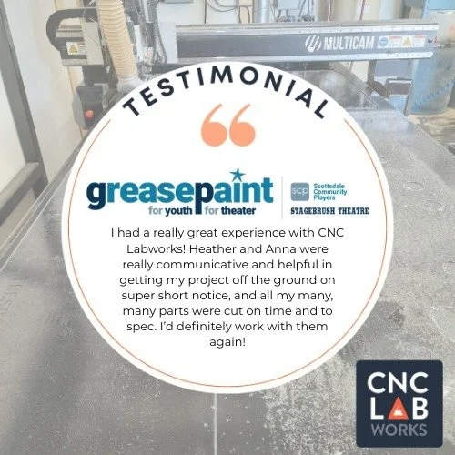 😁Thank you Jonathan! We enjoyed working with you and your theater group and really appreciate the process photos you shared with us. 
Hadestown premiers May 1, 2026. Visit here for tickets: bit.ly/4mCoeiH