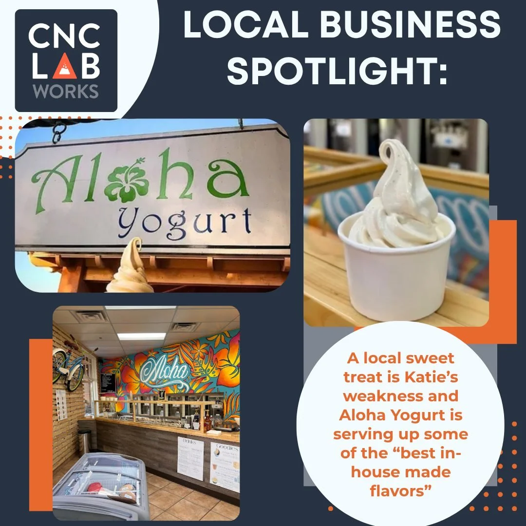 Last but not least, we have our final Small Business Week shout-out: Aloha Yogurt, on Baseline Rd and Mill Ave. This yogurt shop has become a froyo staple in the community for people and their dogs! They have unique flavors and an upbeat staff. They 