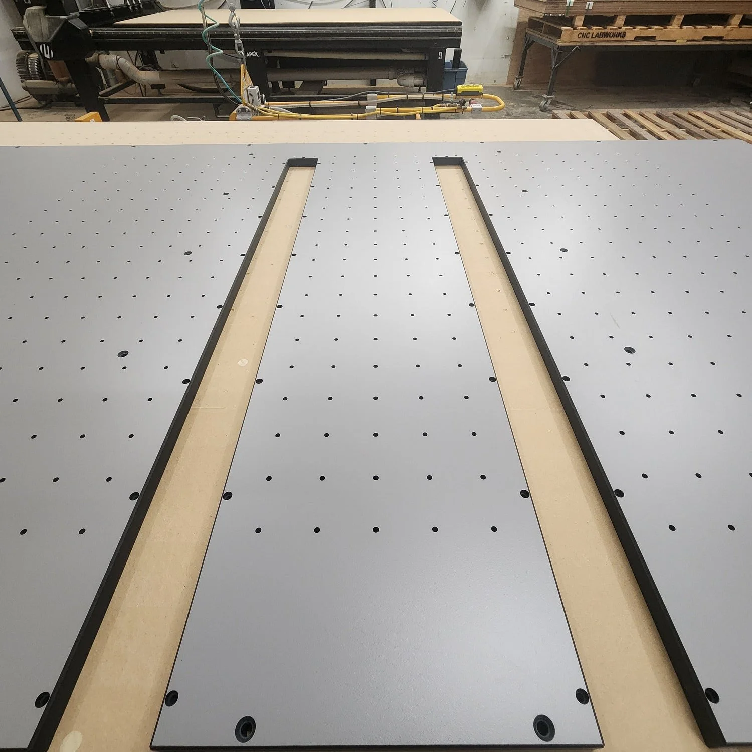 Custom phenolic plastic equipment tabletop