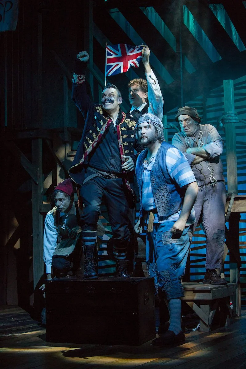 Allan E. Read (Fighting Prawn), Thom Christopher Warren (Black Stache), Mark Campbell (Lord Aster), Curran Conner (Smee), Richard Vida (Alf)