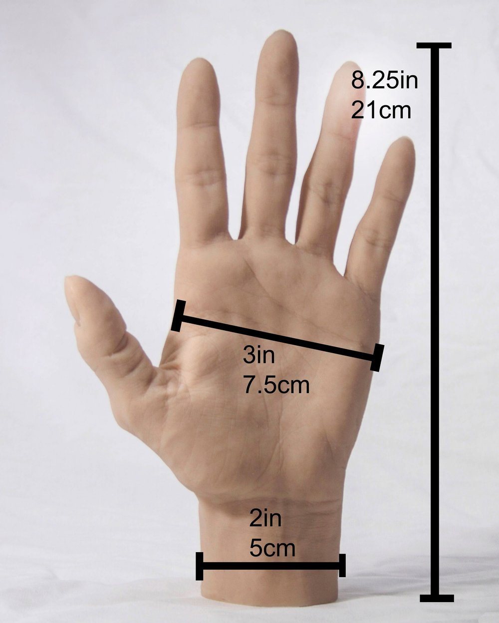 Poseable Silicone Robust Hands