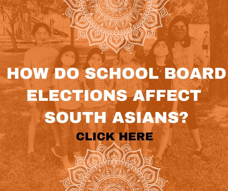 How do school board elections affect south asian voters 