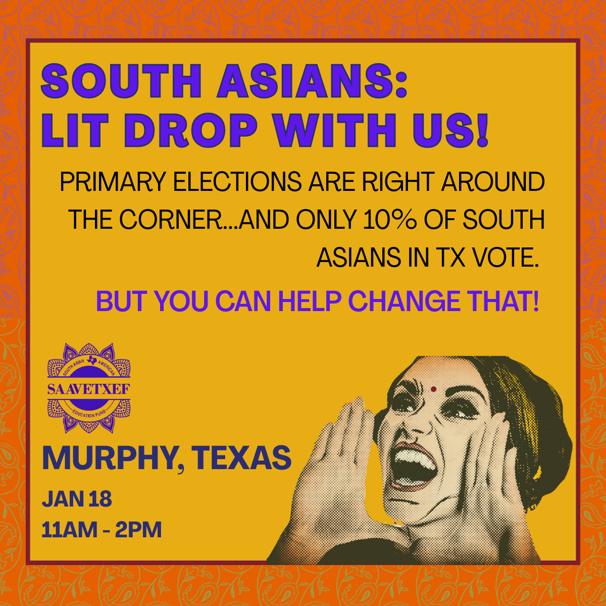 Jan 18th 11a-2p Murphy, TX