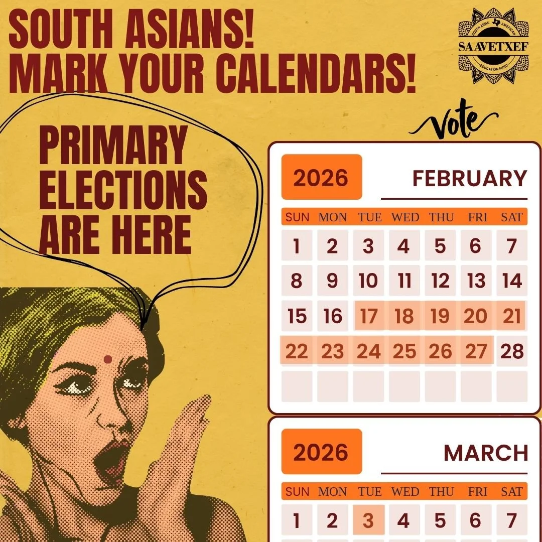 🚨 URGENT: EARLY VOTING STARTS FEBRUARY 17&ndash;27 &mdash; PRIMARY ELECTION IS MARCH 3! 🗳️

Now is the time to mark your calendars and make your plan to vote! Early Voting runs Feb 17&ndash;27, and Election Day is March 3 &mdash; don&rsquo;t wait u