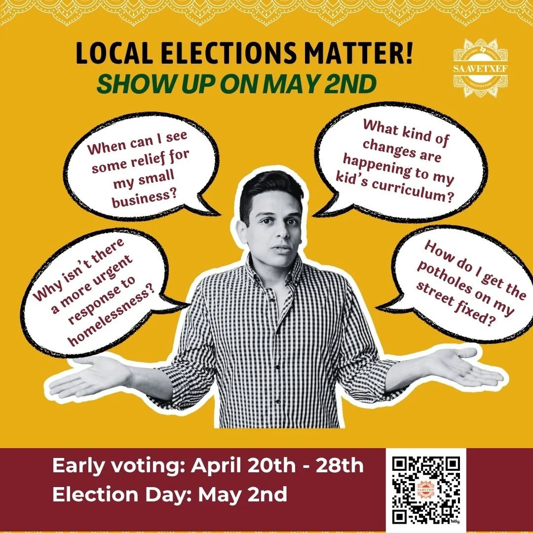 🗳️ DO YOUR RESEARCH BEFORE YOU VOTE 🗳️

Local elections are coming up, and what&rsquo;s on your ballot depends on where you live &mdash; from mayor to city council to school board.

Don&rsquo;t go in blind.

Find your personalized ballot and learn 