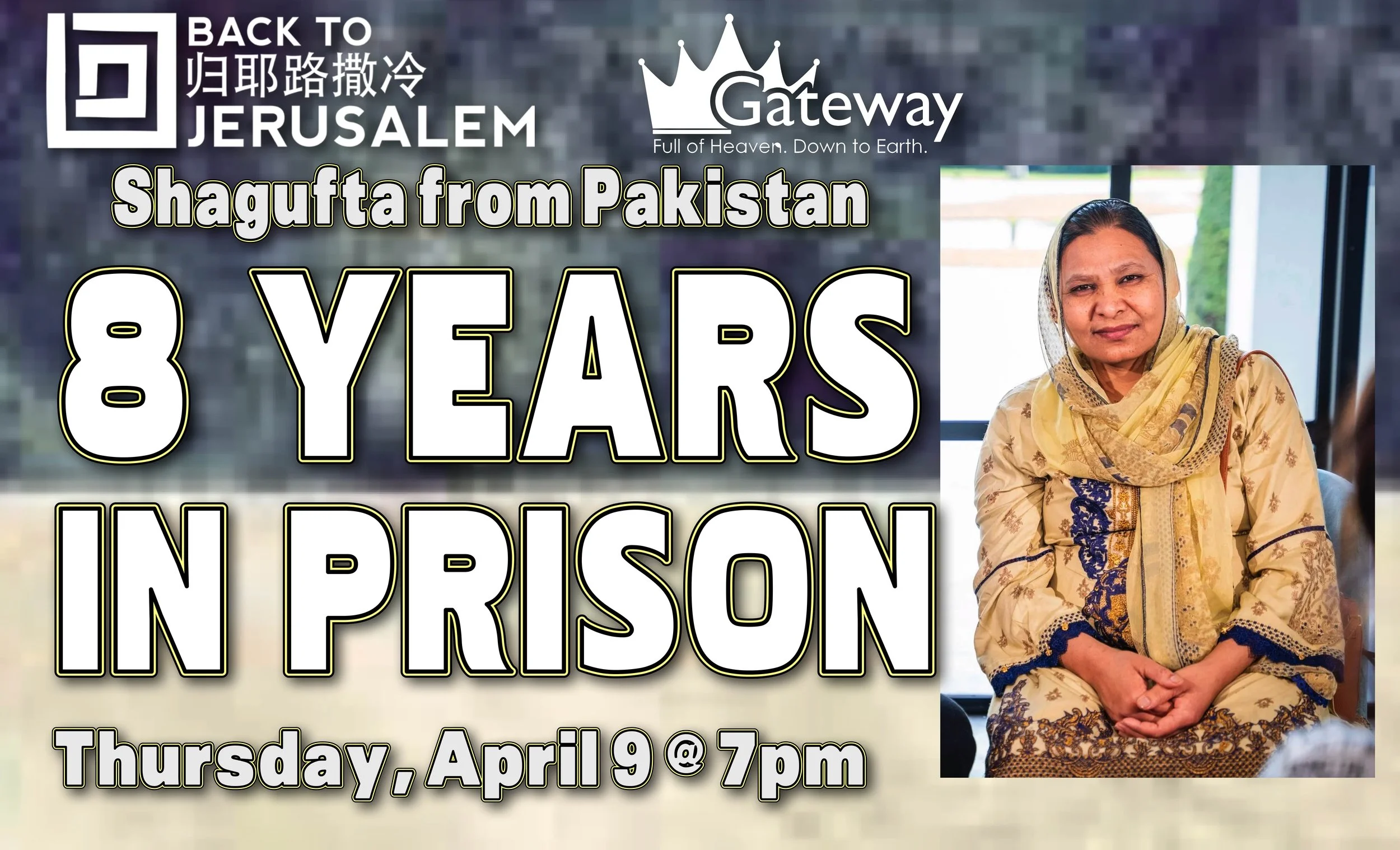 Shagufta from Pakistan