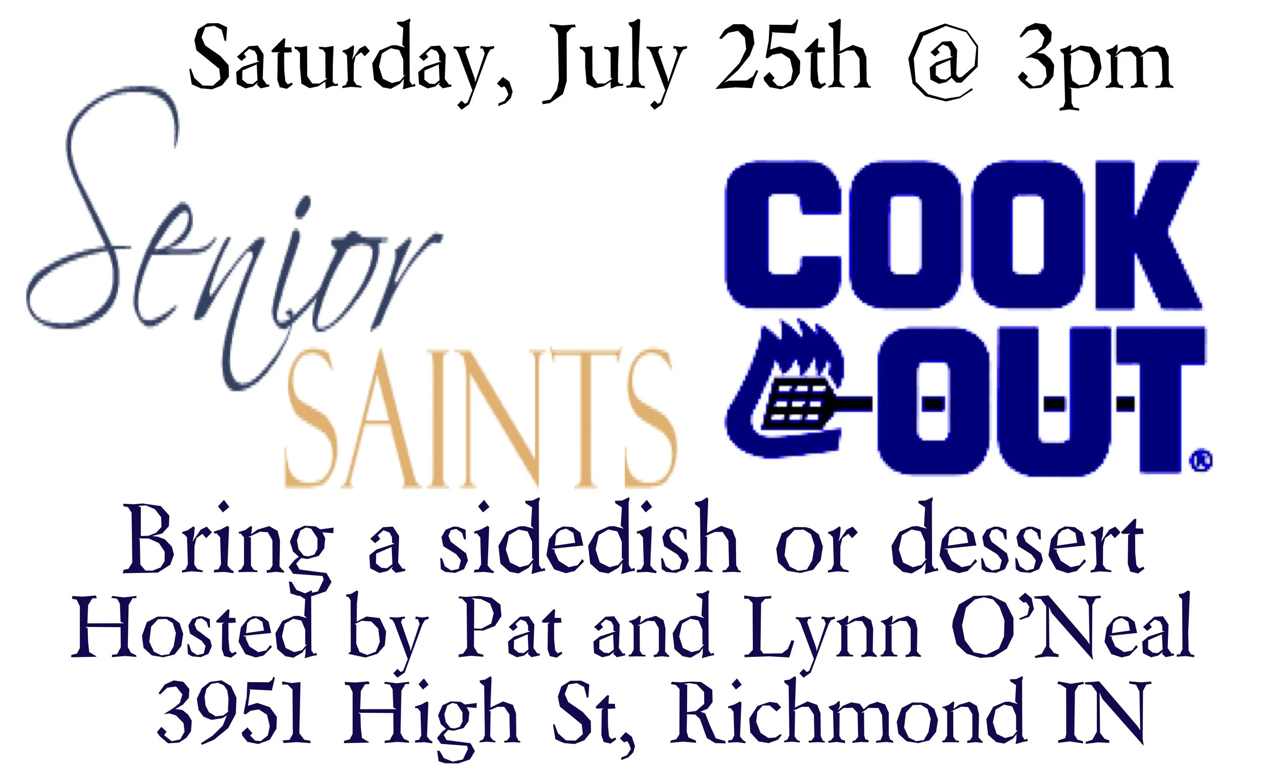 Senior Cookout