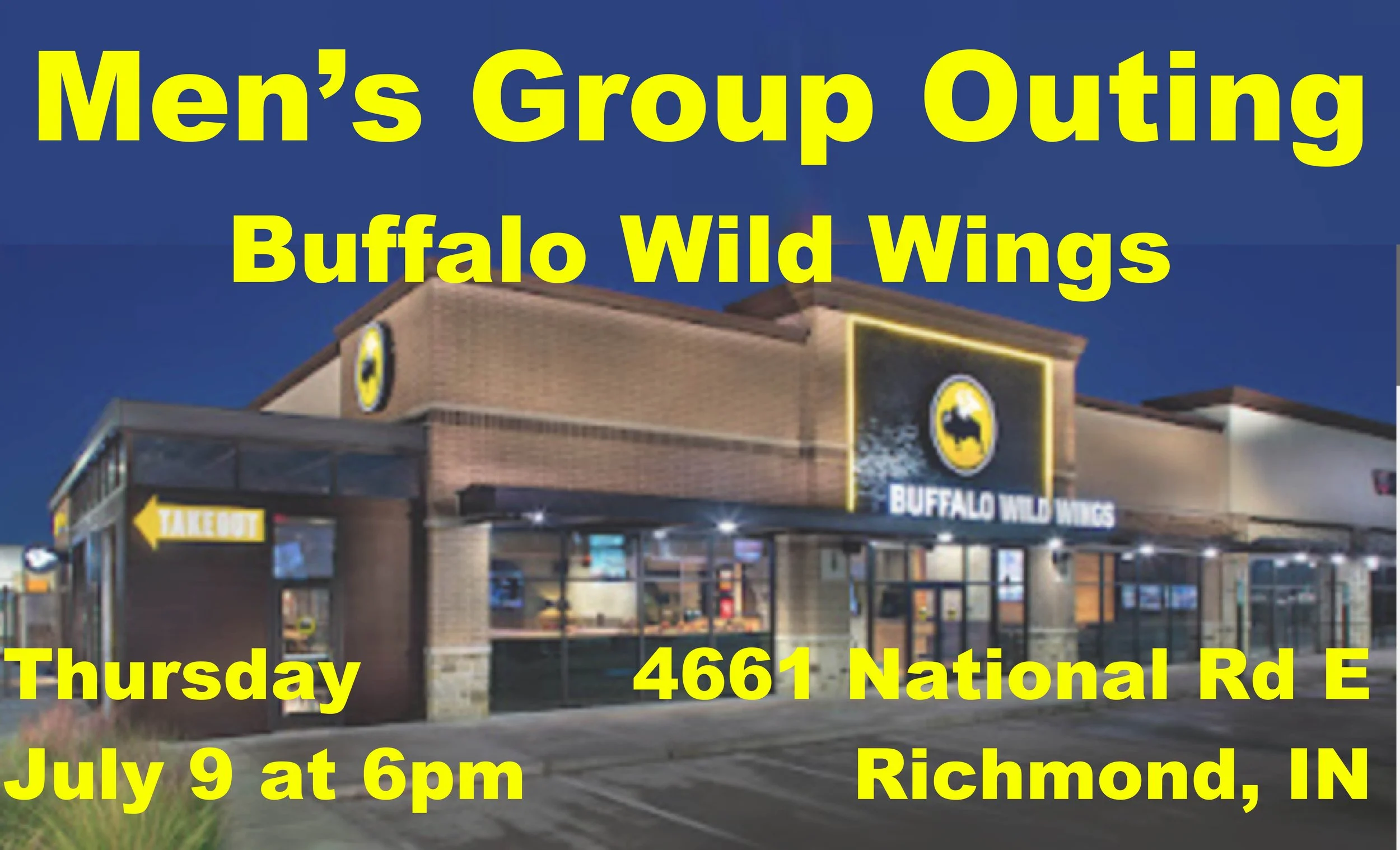 Men's Group at Buffalo Wings