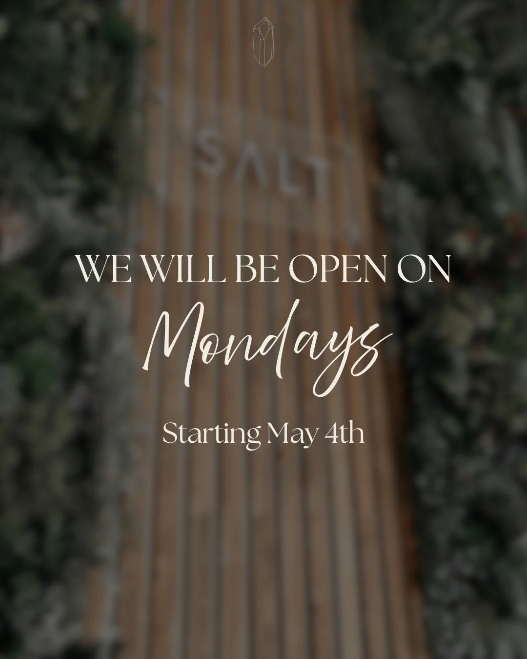 We&rsquo;re expanding our hours🤍

Starting May 4th, Salt Day Spa will officially be open on Mondays from 10am to 4pm!

Joleen&rsquo;s RMT schedule is now fully open for Mondays (and those spots won&rsquo;t last long)! Our new hairstylist, Megan, wil
