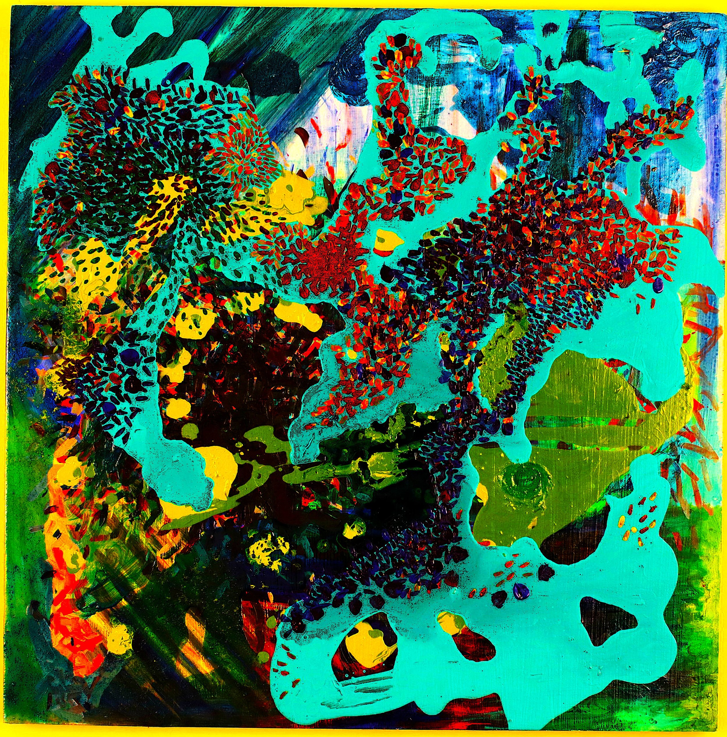 Acrylic paint, 24 x 24 inches