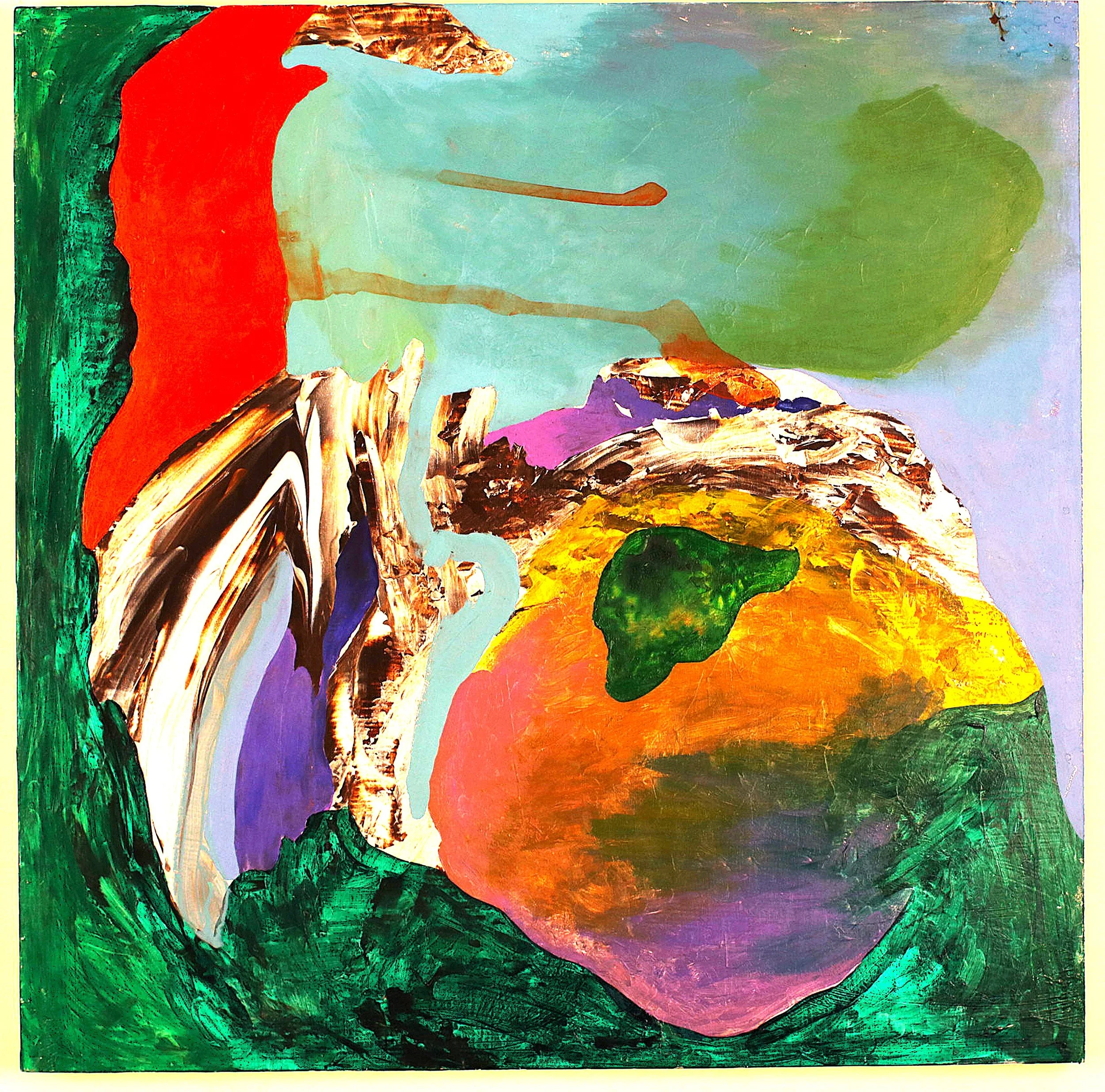 Acrylic paint, 24 x 24 inches