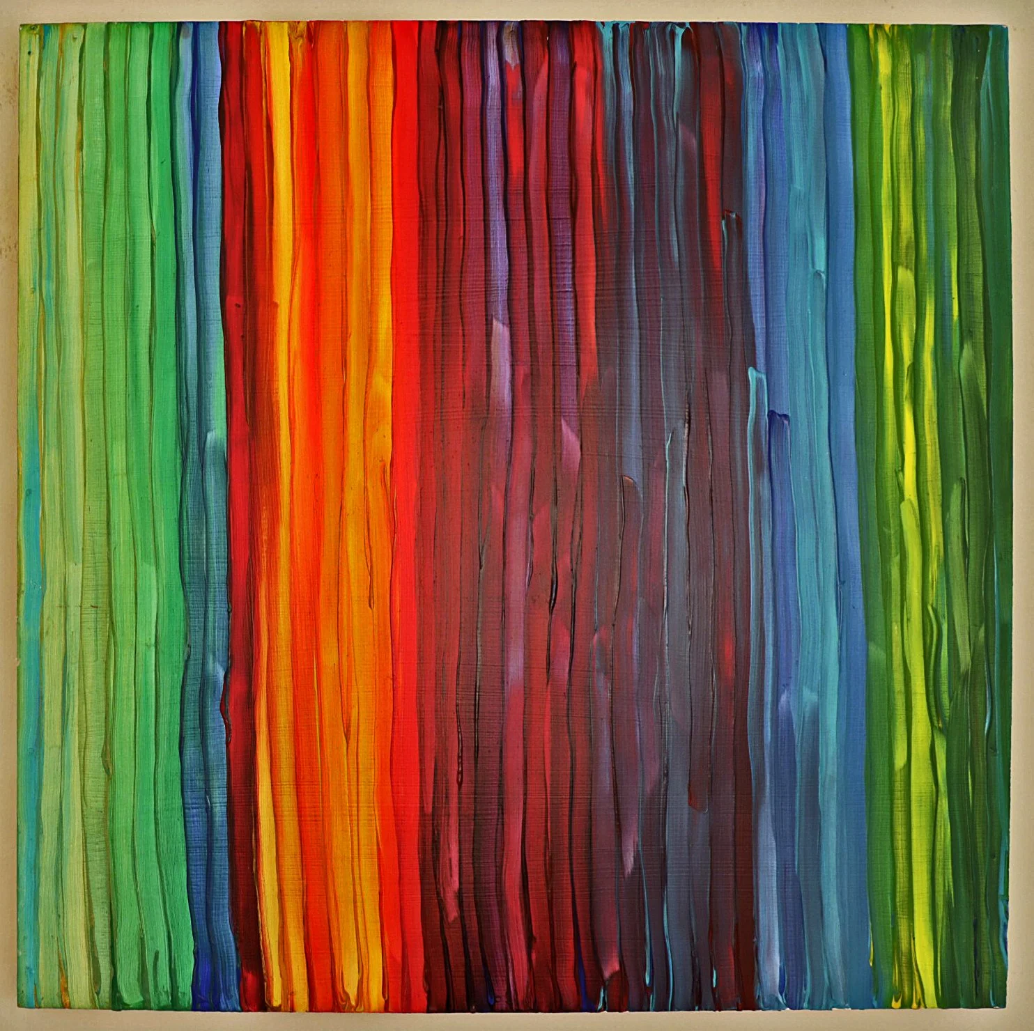 Acrylic paint, 24 x 24 inches