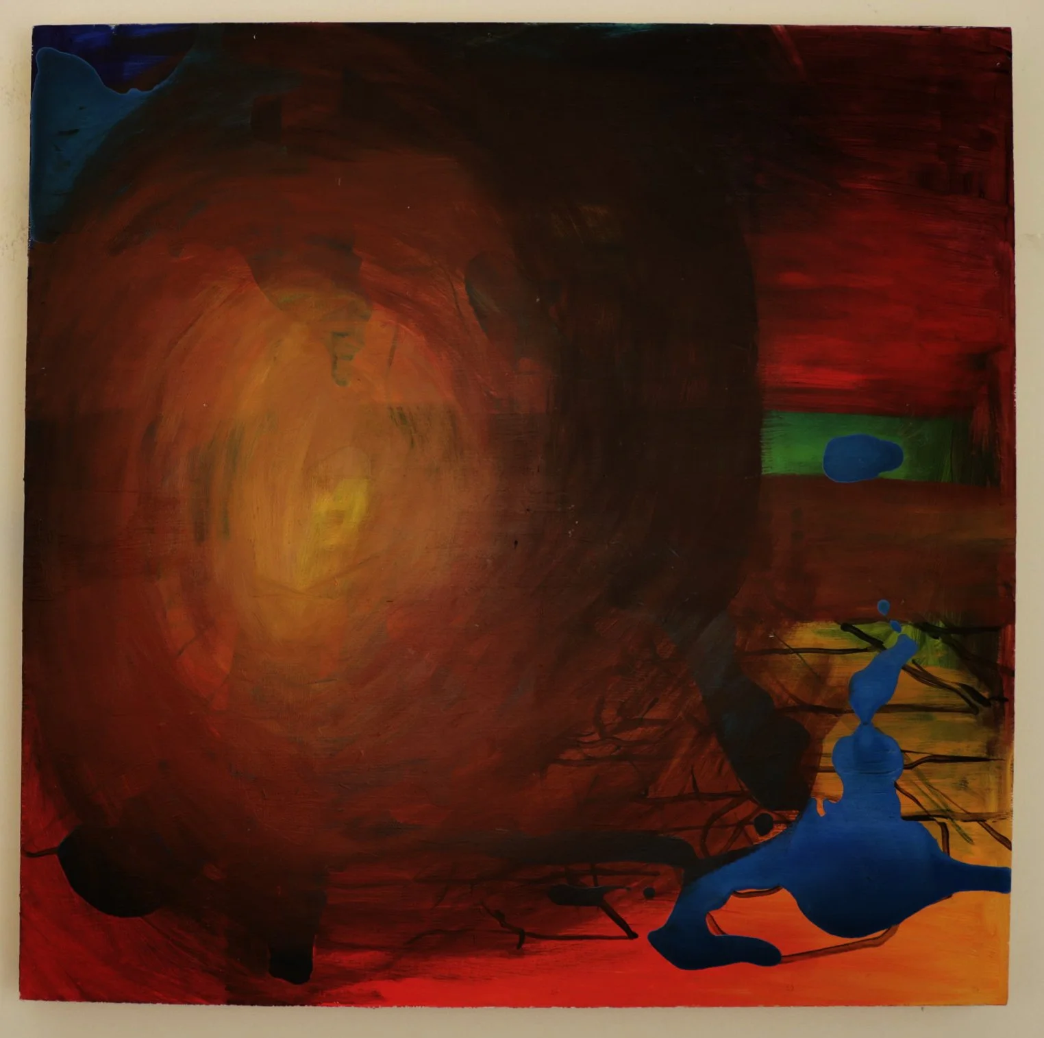 Acrylic paint, 24 x 24 inches