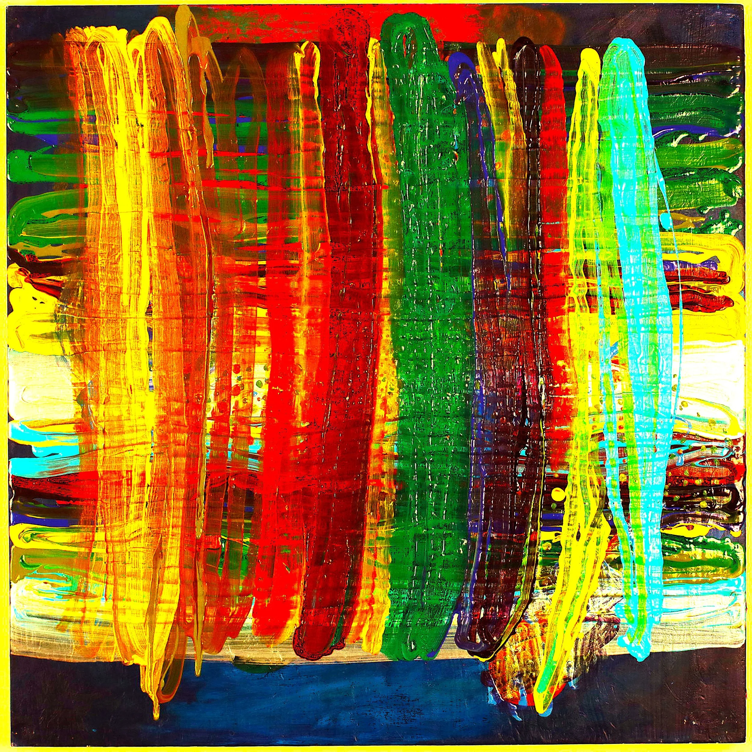 Acrylic paint, 24 x 24 inches