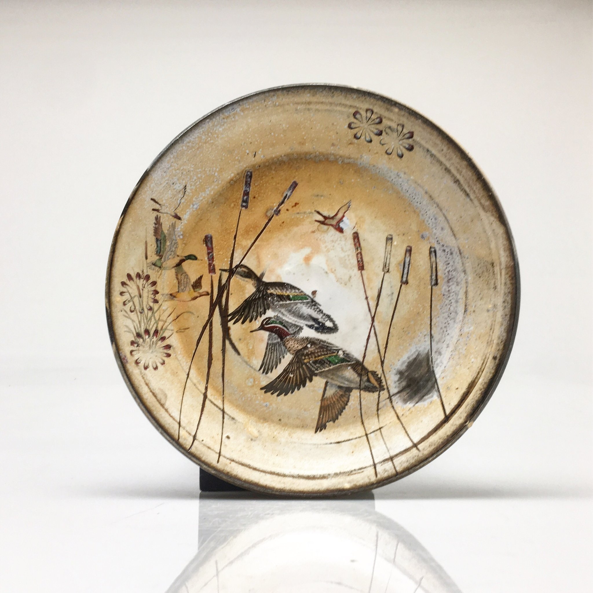 Soda Fired Bird Plate.jpg