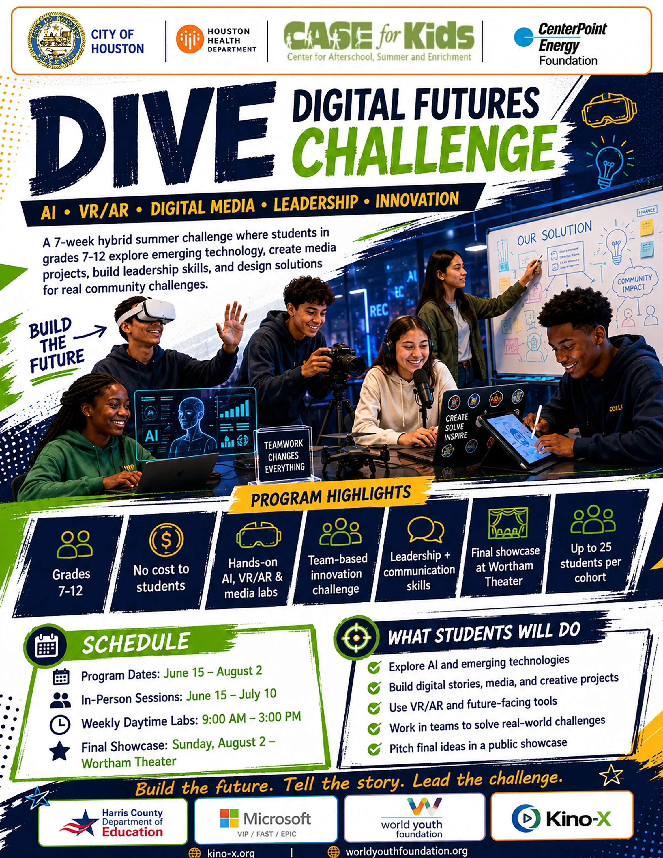 DIVE Digital Futures Challenge Flyer