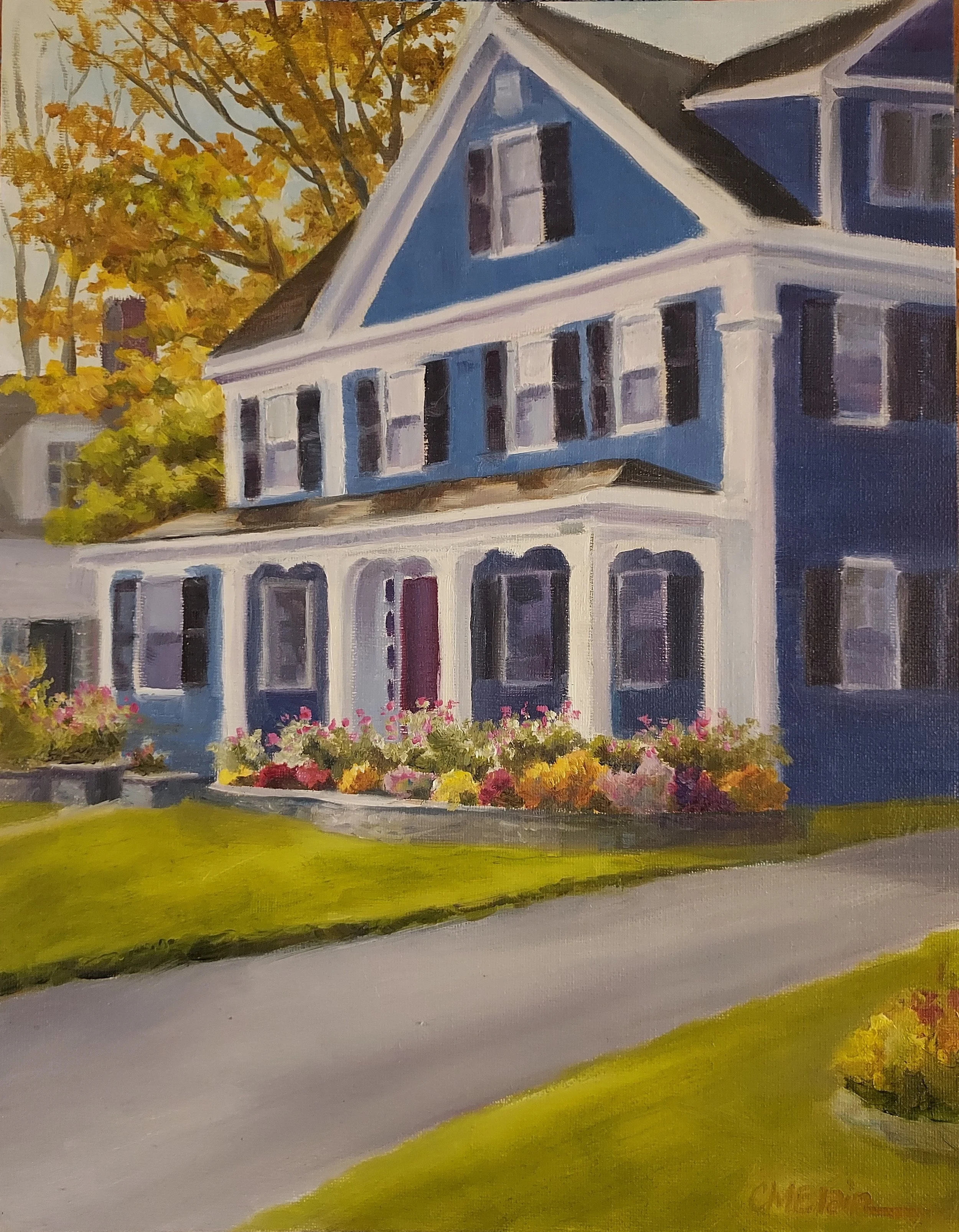 Beautiful Blue House