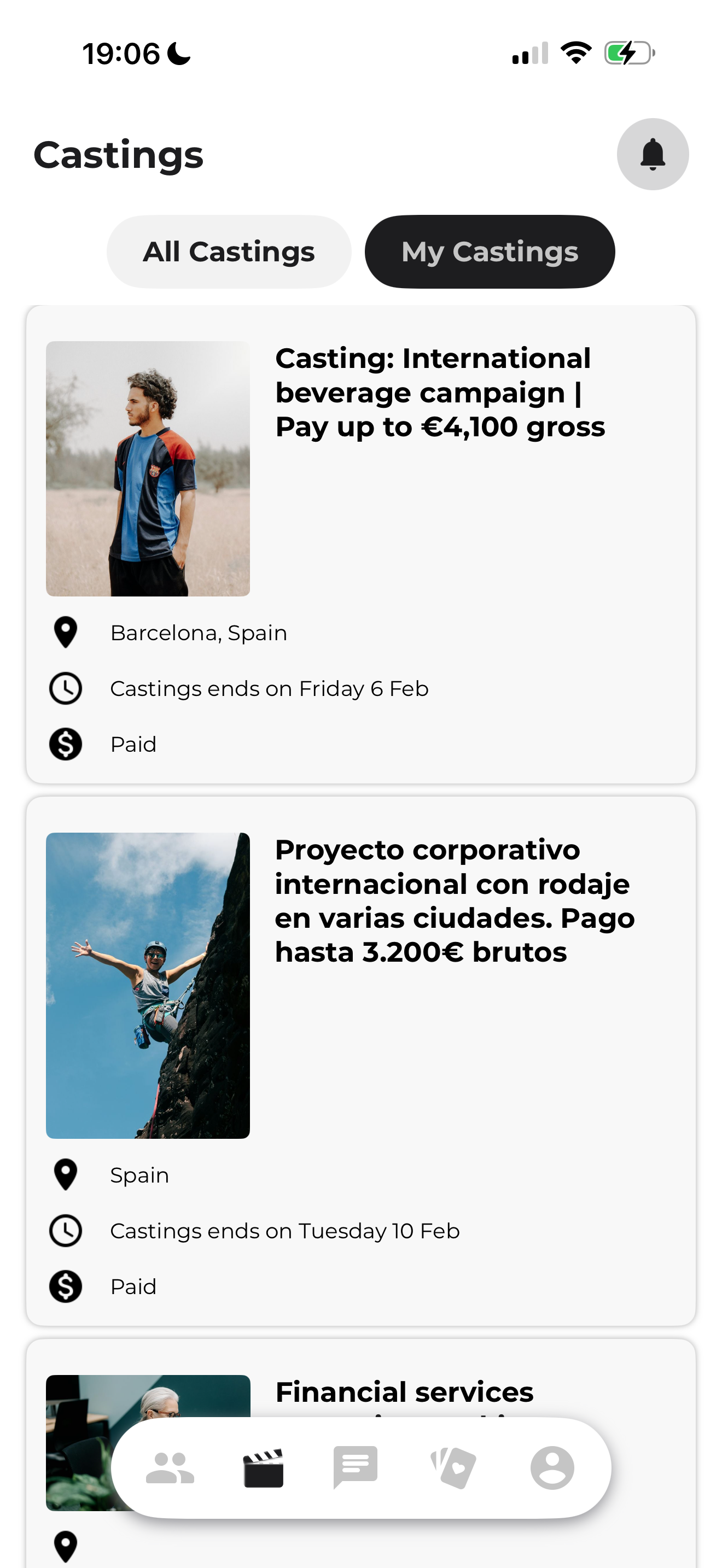 Descarga la app de móvil y créate una cuenta. Es para todo el mundo. Todo tipo de público, caras, cuerpos. Nunca se sabe! En publicidad se busca de todo.