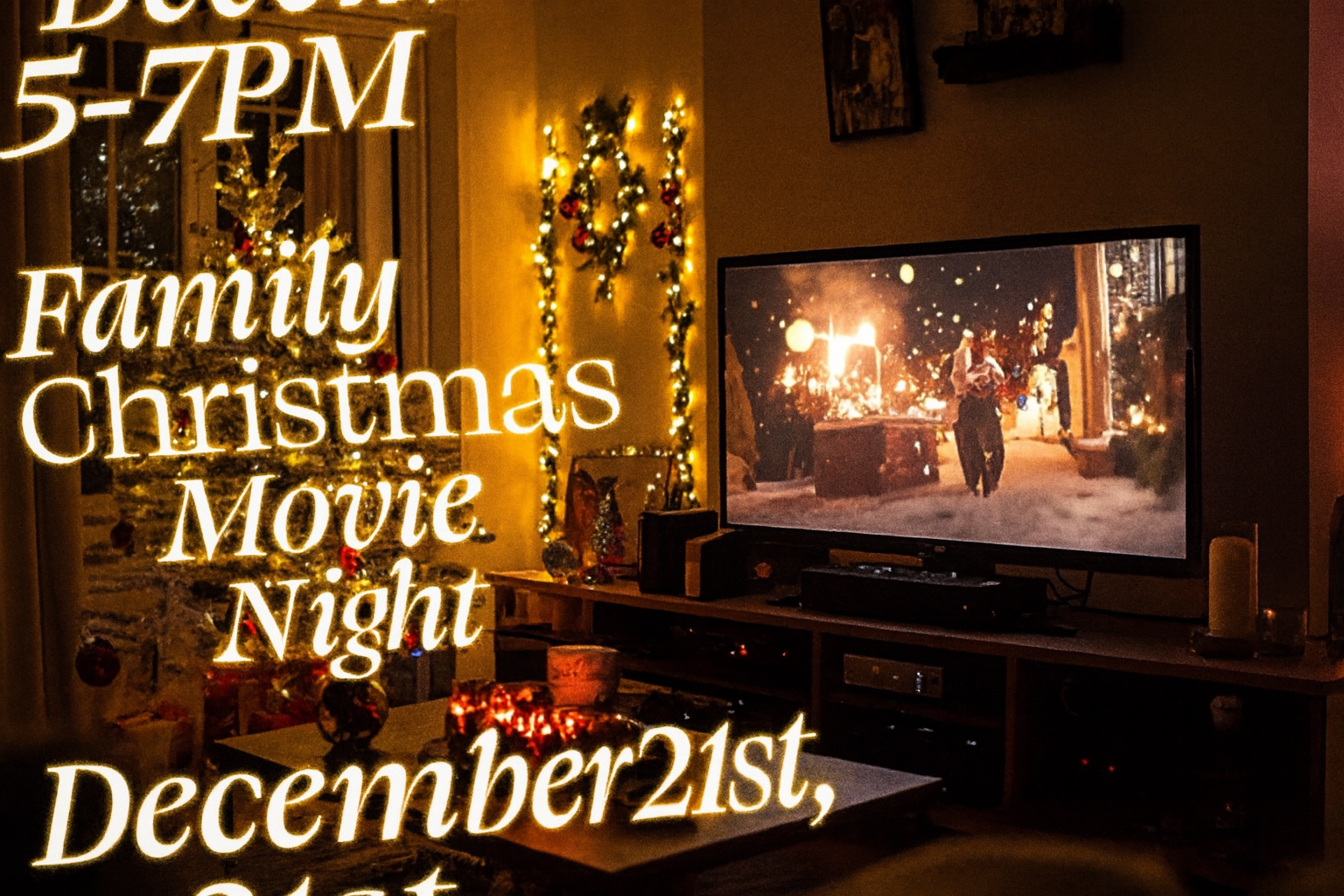 Family Christmas Movie Night