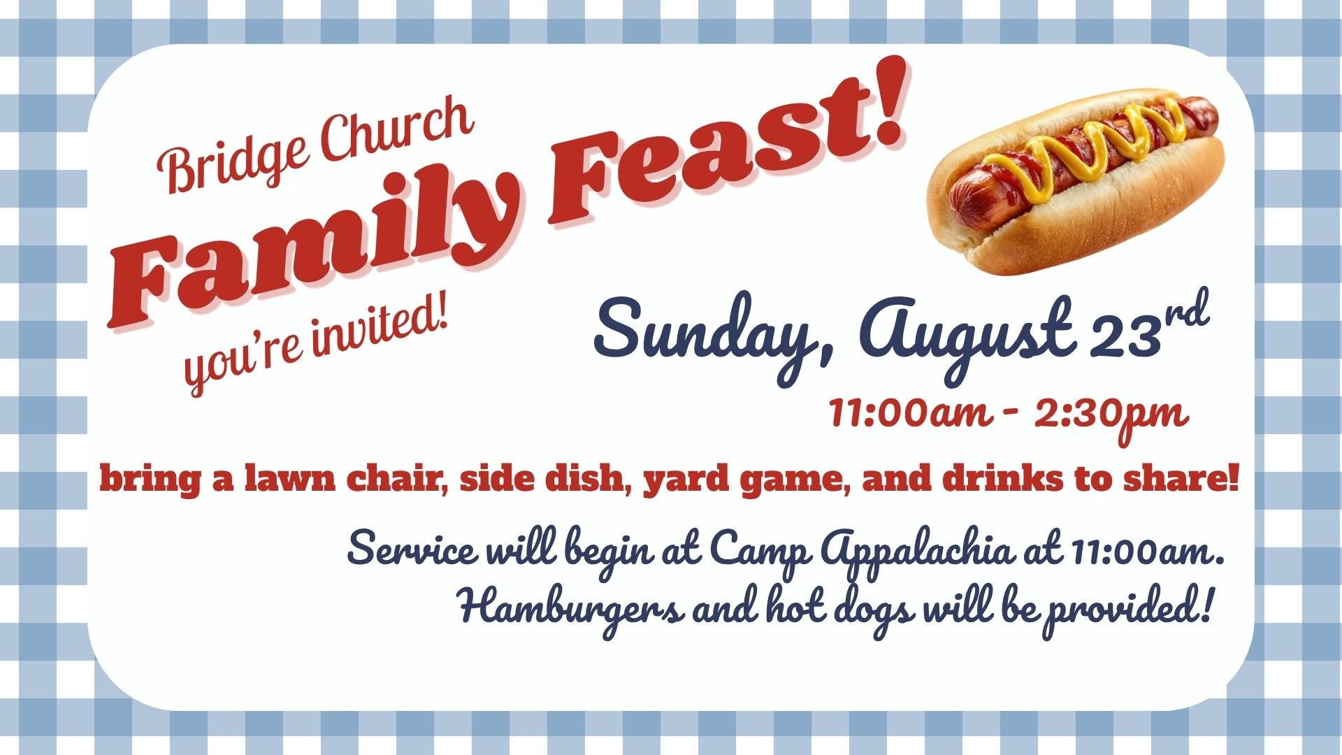 Bridge Church Family Feast