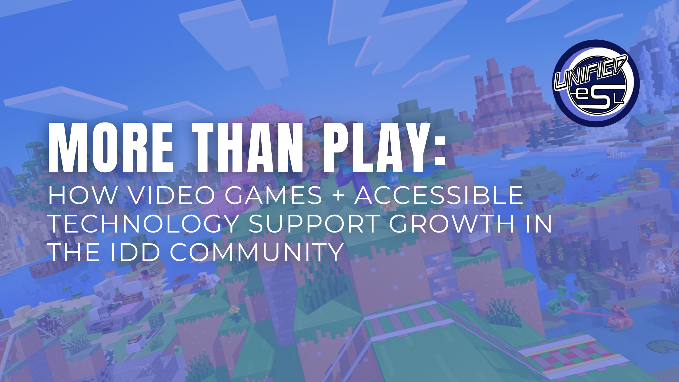More Than Play: How Video Games + Accessible Technology Support Growth in the IDD Community