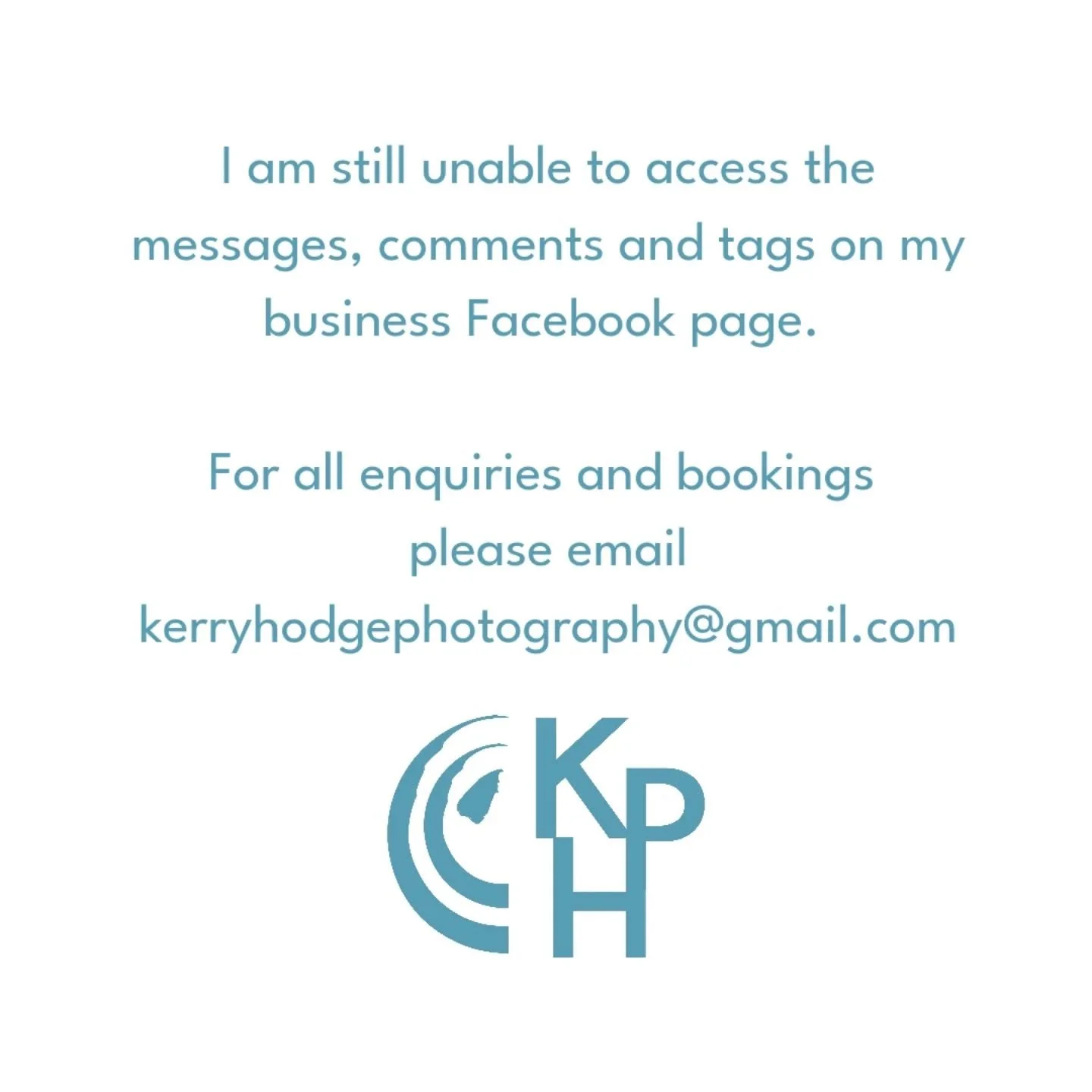 It's been a year without direct access to my business Facebook page. I can share to it via Instagram, but alas I can't access anything on it.... including messenger.

If you've been messaging me there and thinking I'm a rude snobby bitch... I propose