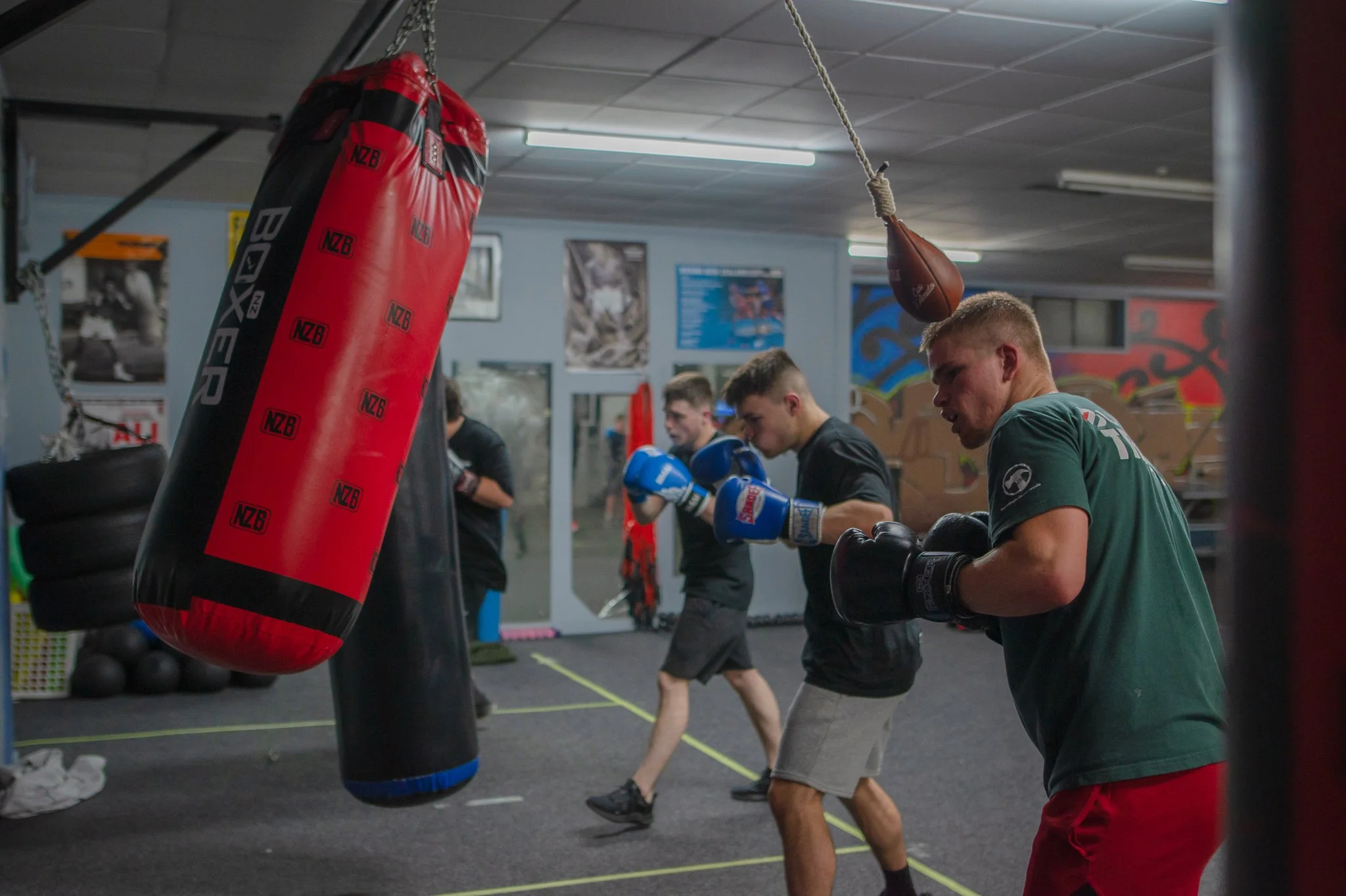 Boxing class content online marketing