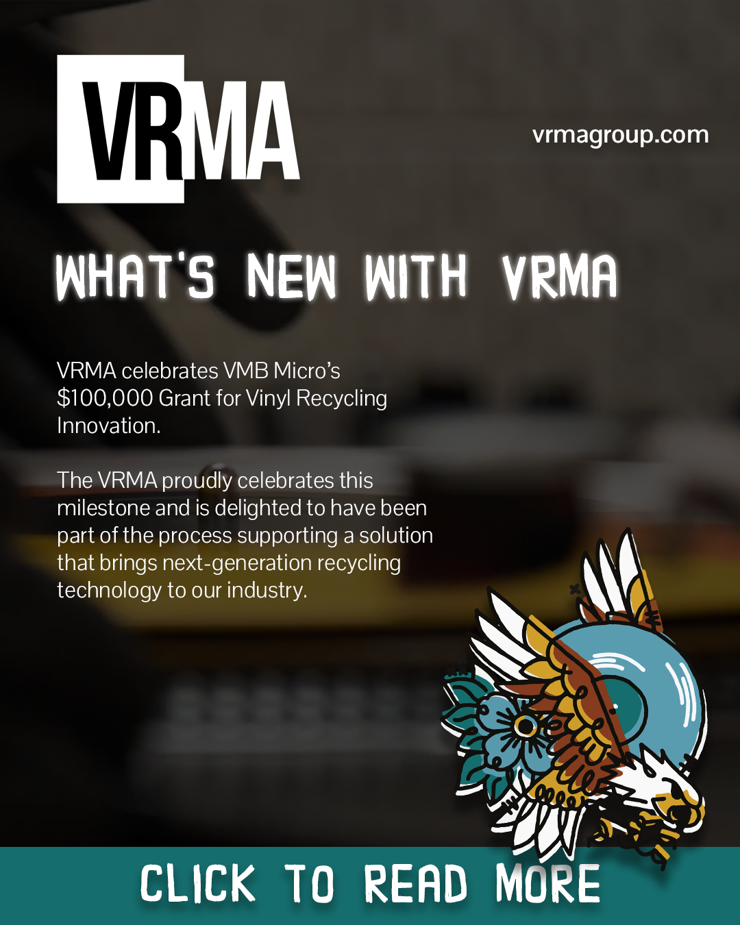 VRMA Celebrates VMB Micro’s $100,000 Grant for Vinyl Recycling Innovation