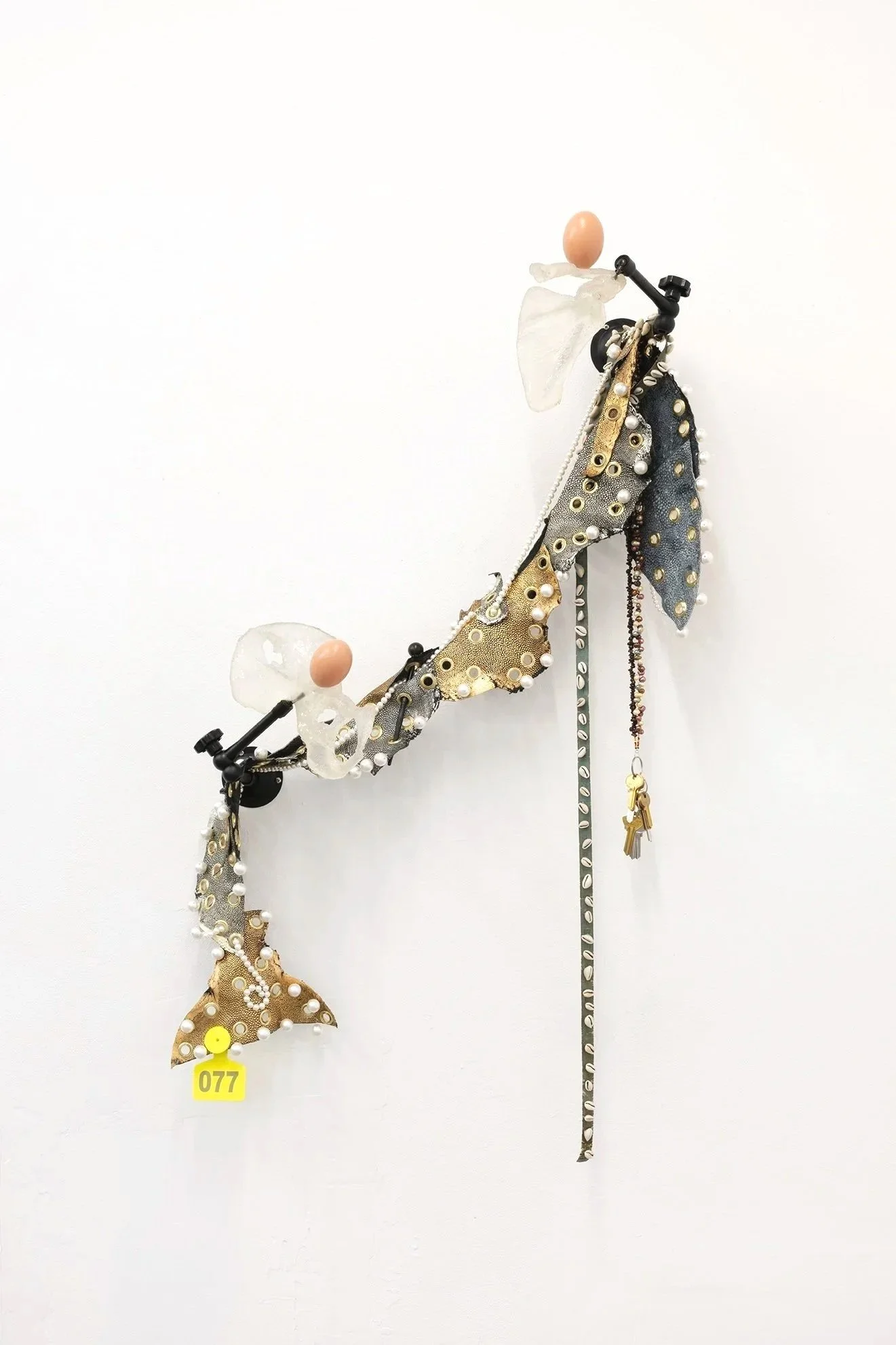 Nikē, The Winged Goddess As A Portrait Of Madness (Sash for Crystal Labeija), 2025
 
       