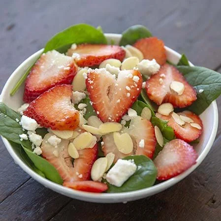 Delicious Strawberry Salad Perfect with a Sauvignon Blanc
