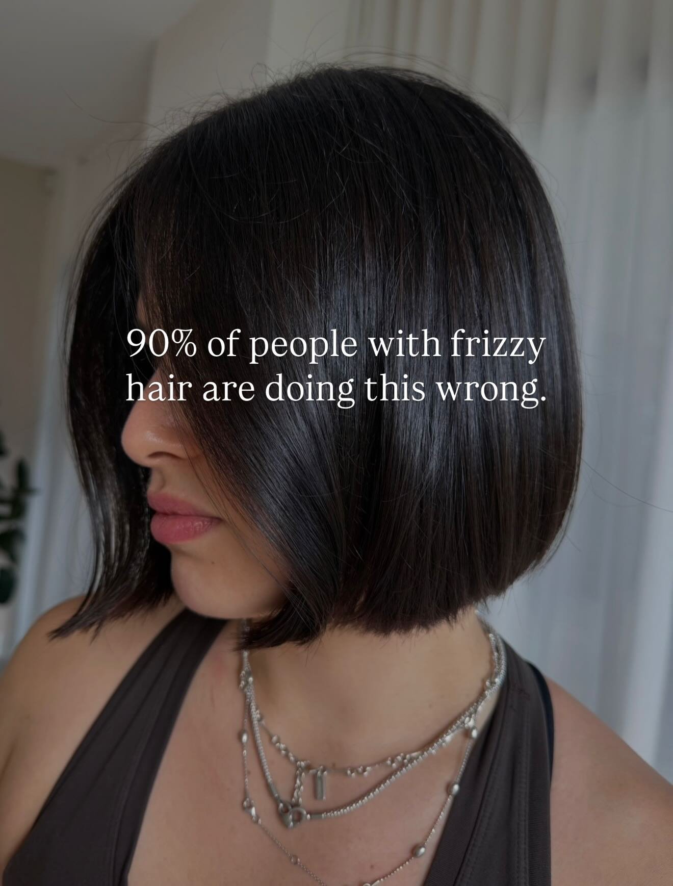 Generally frizz isn&rsquo;t actually the problem 

it&rsquo;s a sign your hair needs moisture, protection, or better styling prep.

Still struggling? NANOPLASTY is the answer, it&rsquo;s been a game changer for our clients and managing their hair. 

