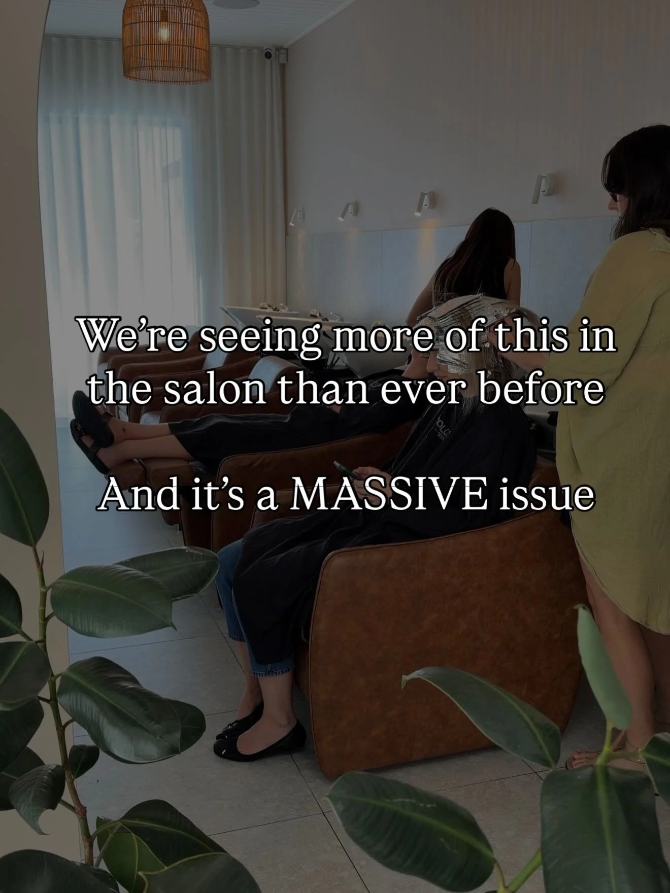 Please side into our DMs if this is something you are worried about and we can help with Haircare suggestions ❤️