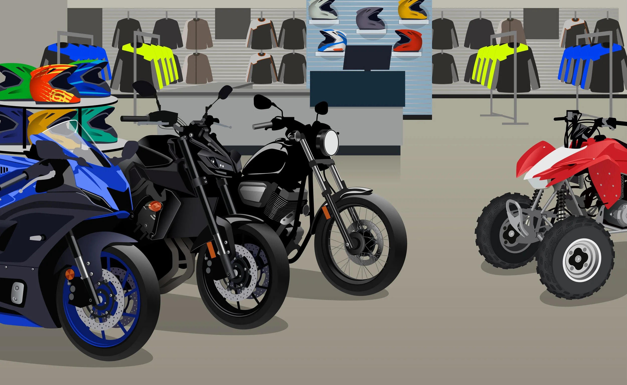 Powersports Retail Environment 
 © Logi-Serve, LLC