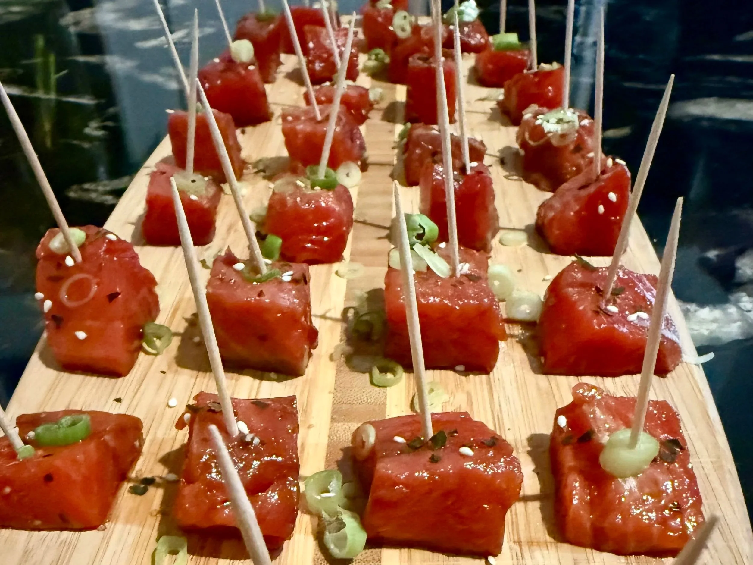 Wild Salmon Poke Appetizer