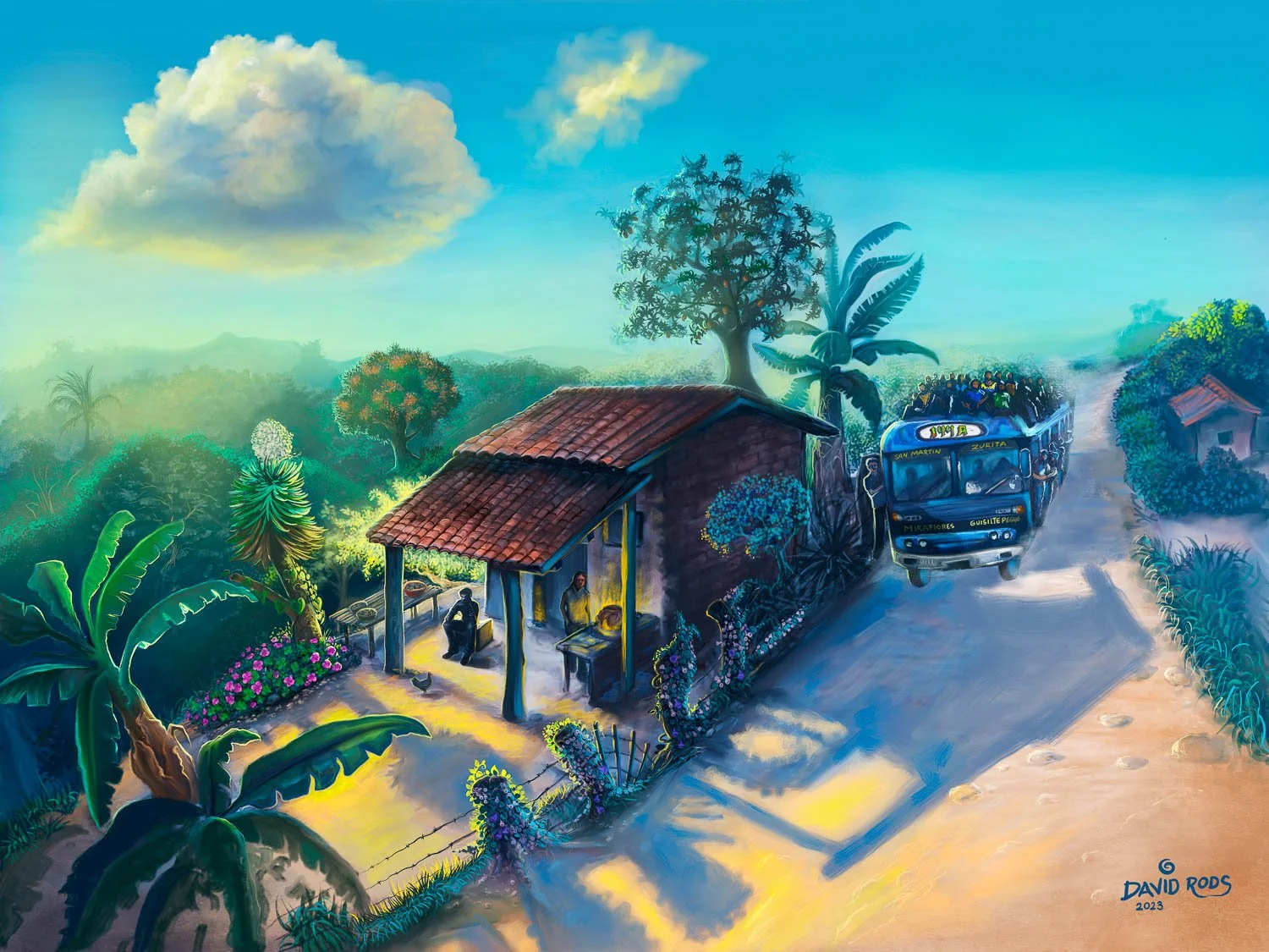 Cantón el Limón, Cuscatlan, 1980 - David Rods