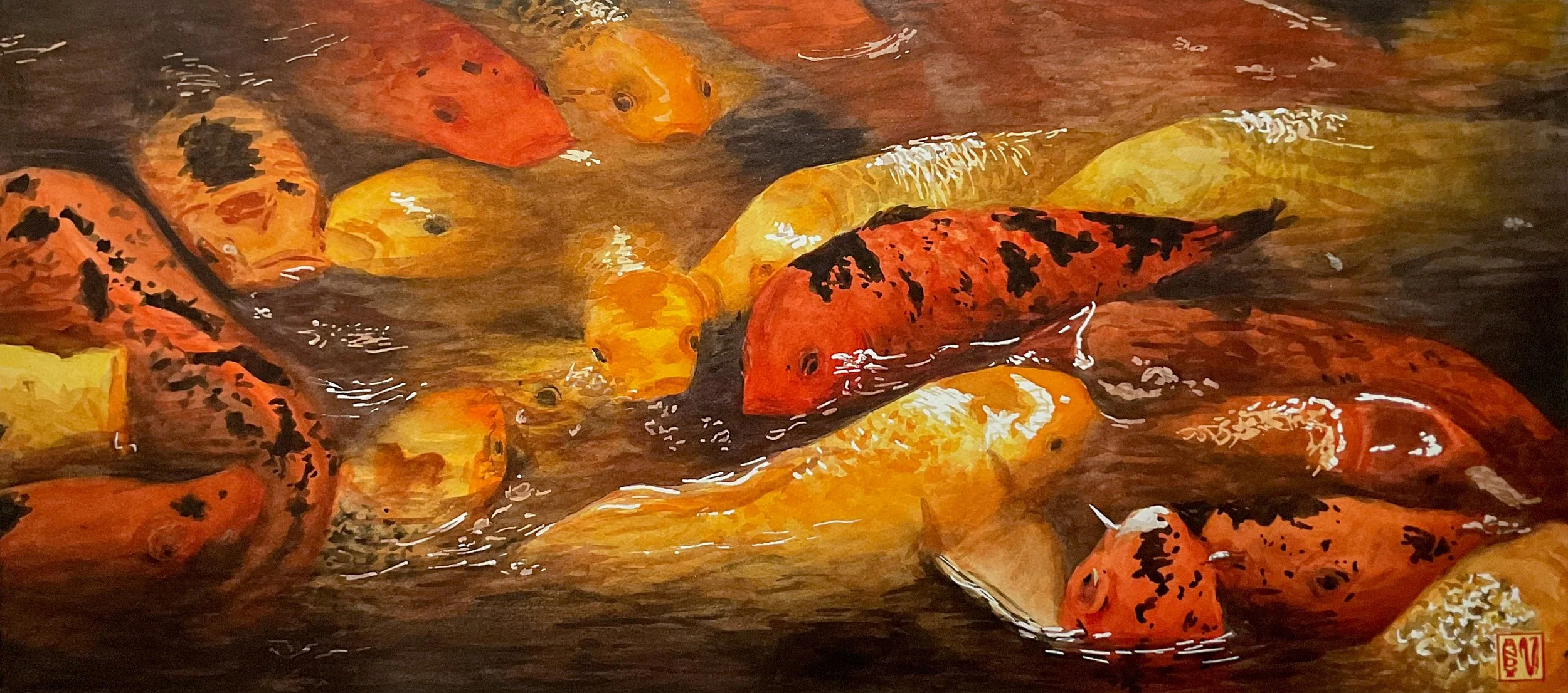 Estanque de suerte en Niushoushan (牛首山) - Andy Valle